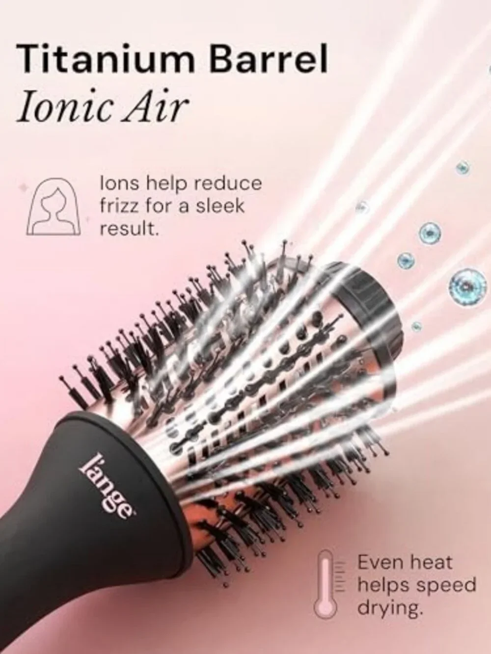 2-in-1 Titanium Blow Dryer Brush | Frizz Control & Volumizing Hot Air Styler